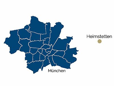 Mappa di Heimstetten 