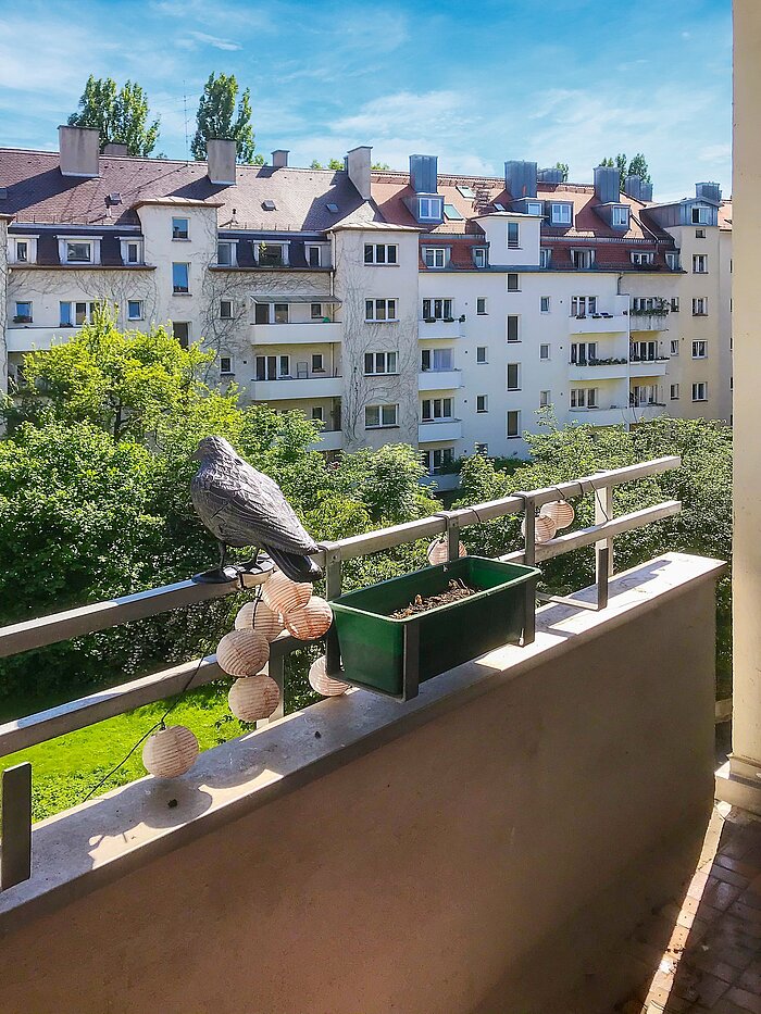 Appartamento a 3 camere | München-Schwabing | 2006ML4 | Blick vom sonnigen...