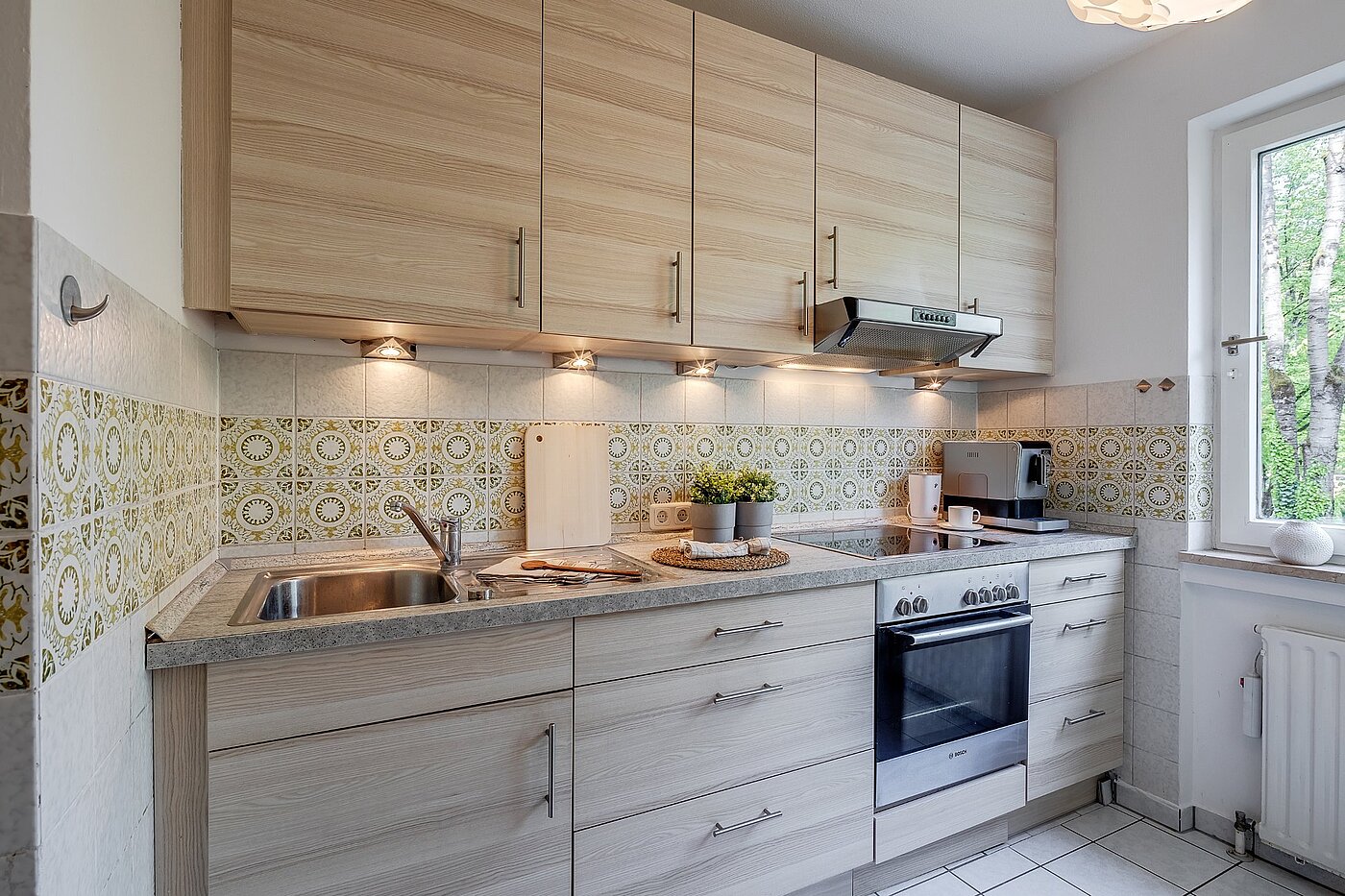 Appartamento a 2 camere | München-Perlach | 1904ML5 | Küche mit Fenster