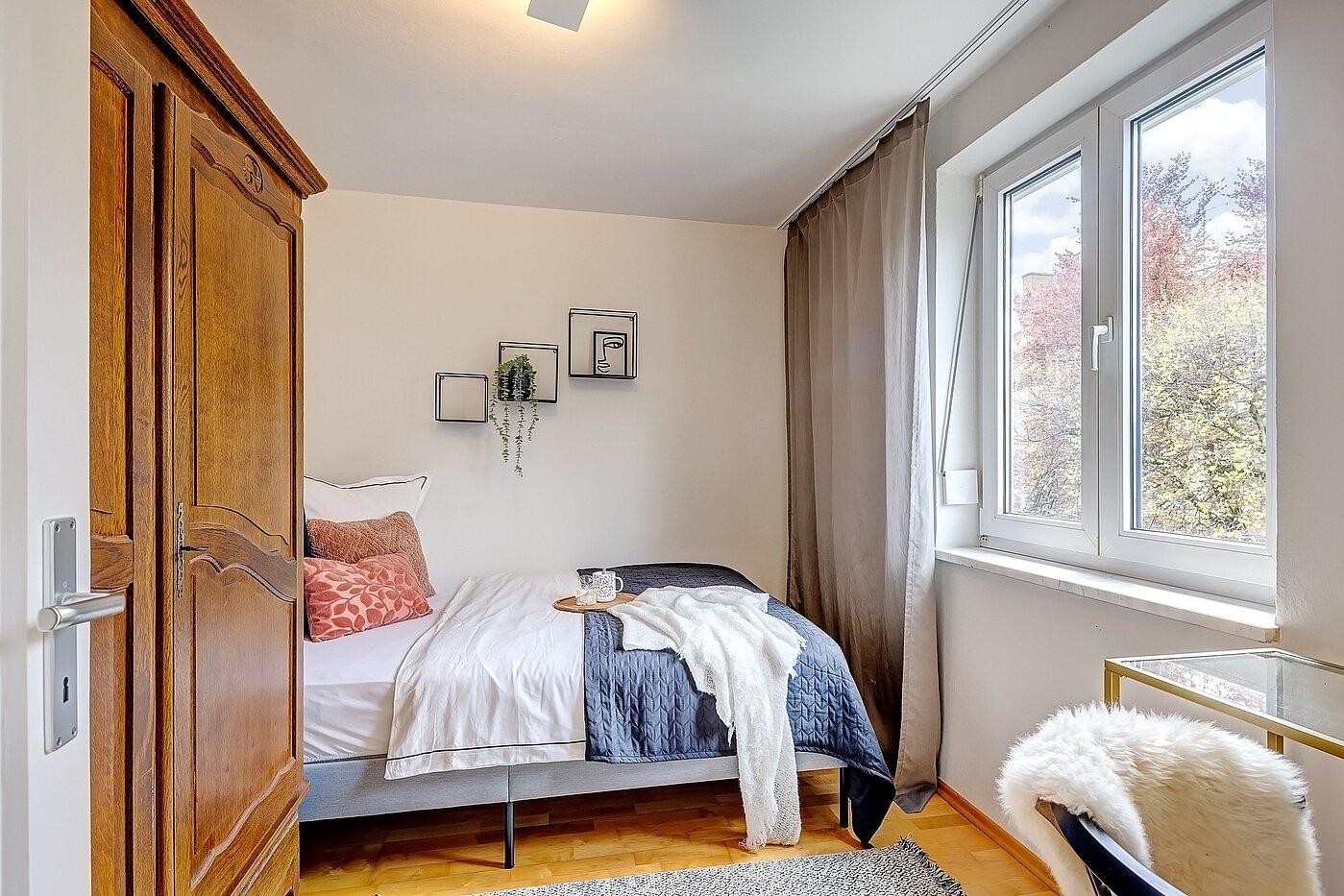 Appartamento a 1.5 camere | München-Schwabing | 70014 | Schlafzimmer mit...