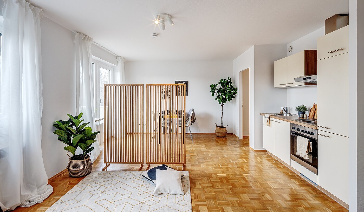 Appartamento a 1 camera | München-Milbertshofen | 2112ML4 | Geschickt intergrierte...