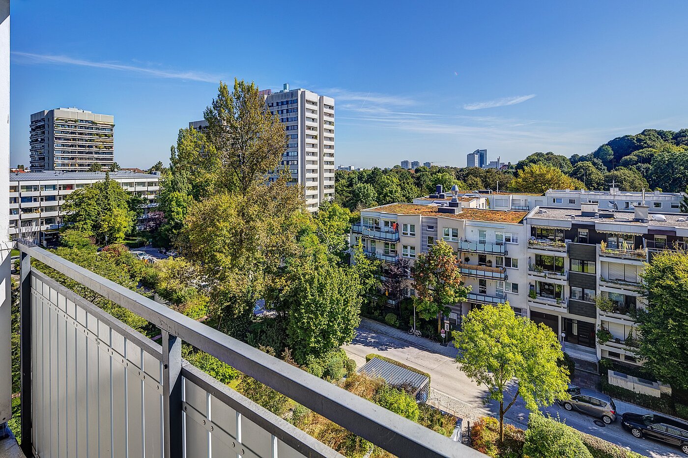 Appartamento a 1 camera | München-Schwabing | 2109ML1 | schönen Fernsicht über München