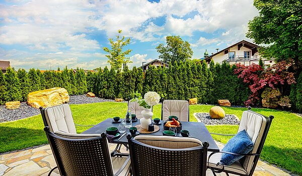 Appartamento al piano terra a 3 camere | Bad Wiessee | 70053 | Garten