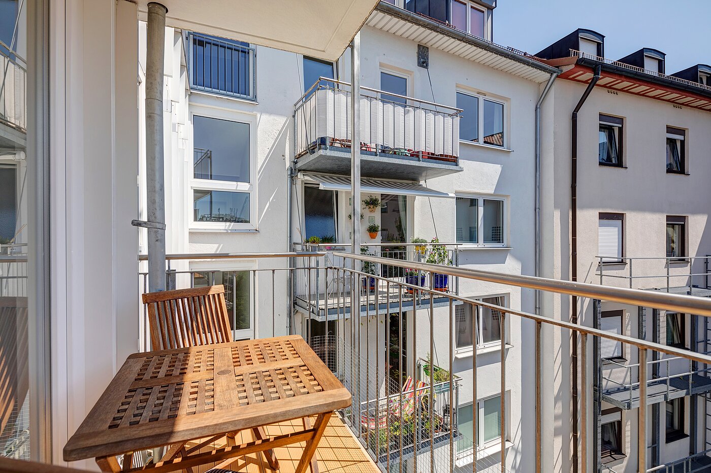 Appartamento Maisonette a 2.5 camere | München-Ludwigsvorstadt | 2111ML5 | ...und Zugang zum Balkon...