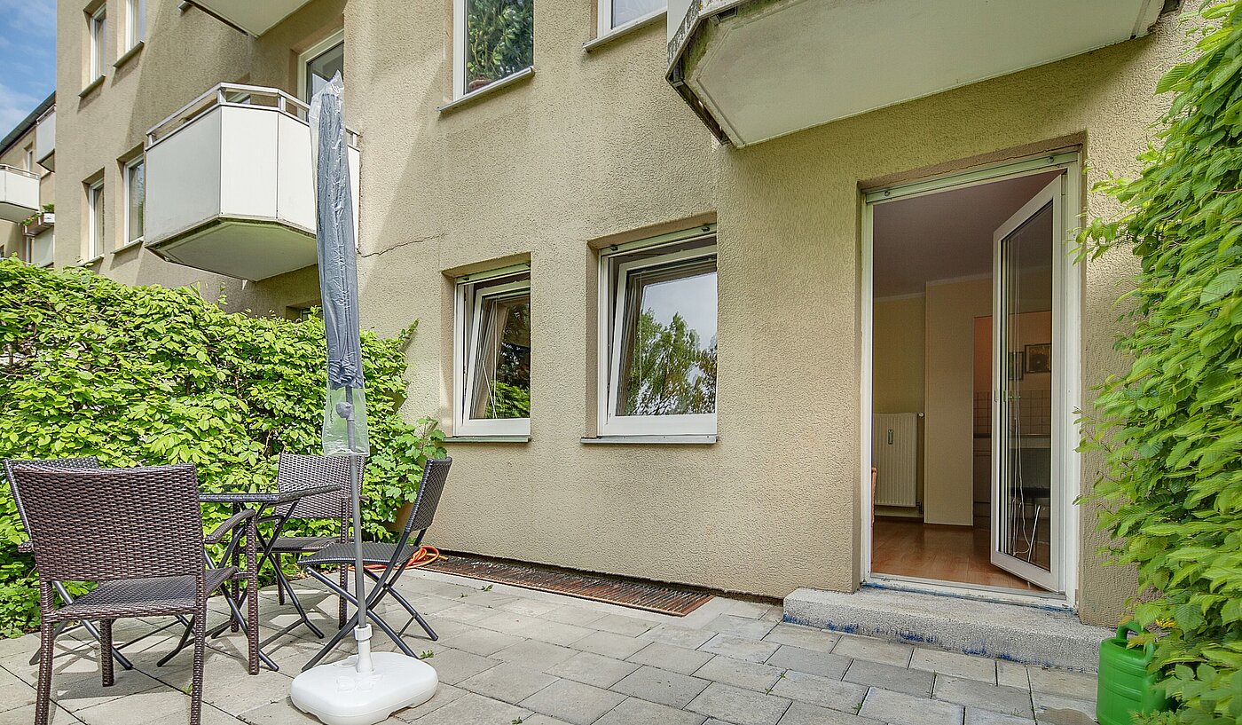 Appartamento a 1 camera | München | 70073 | ...zur großen Südterrasse