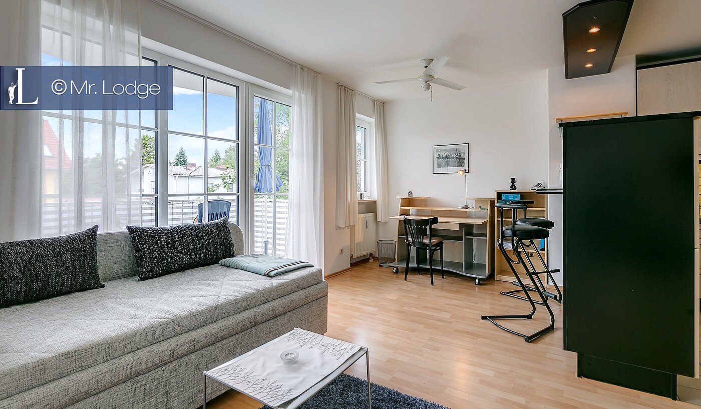 Appartamento a 1 camera | München-Untermenzing | 1802ML1 | Blick zur Arbeitsecke