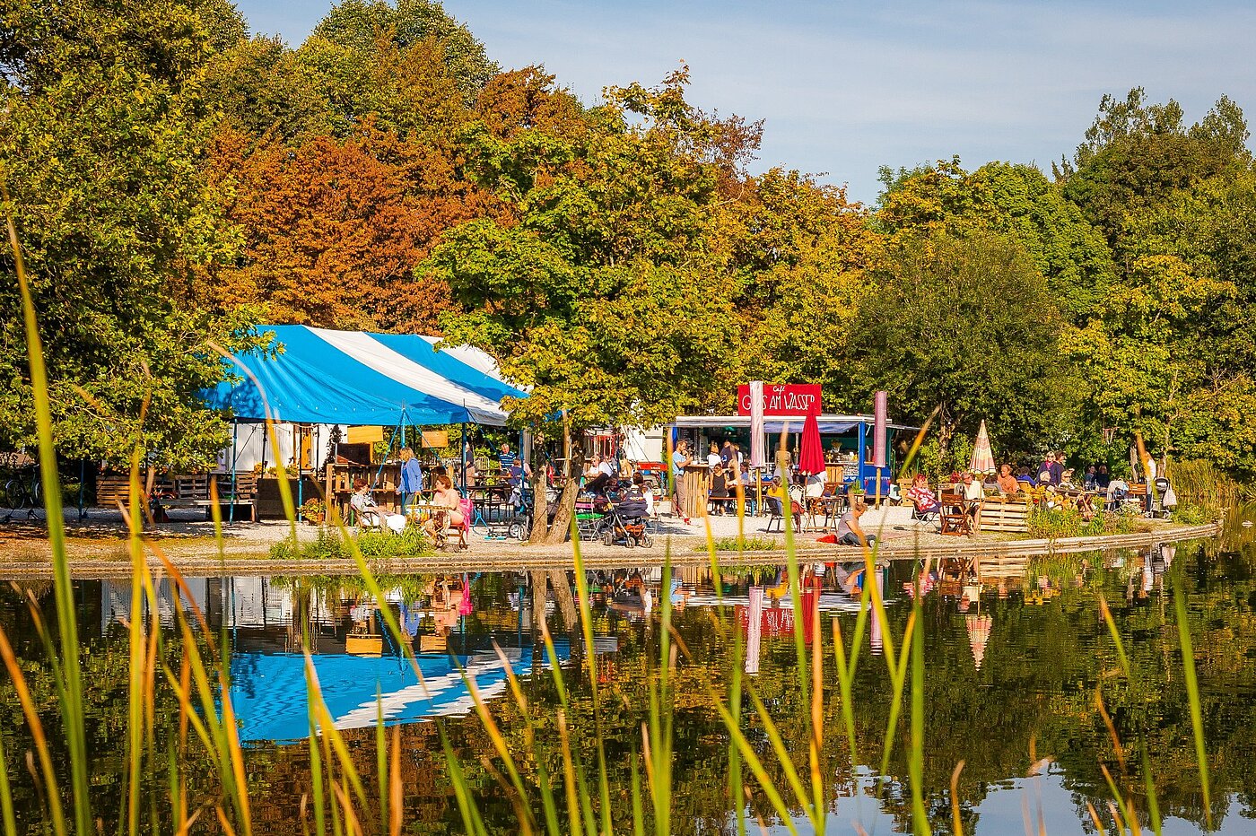 Appartamento a 1 camera | München-Sendling-Westpark | 2008ML1 | Kleiner Biergarten im Westpark