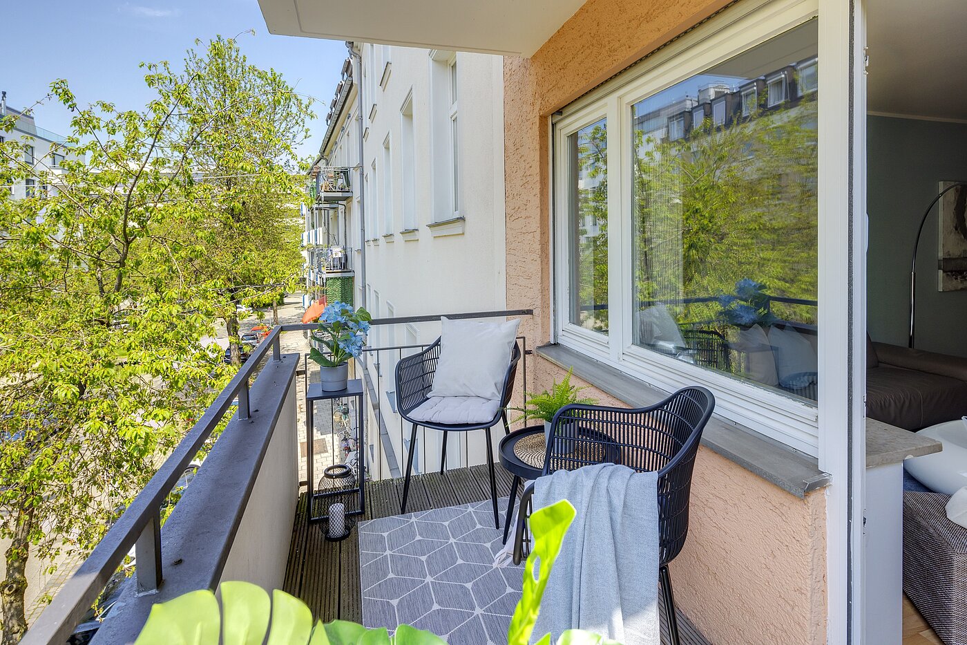 Appartamento a 2 camere | München-Schwabing | 70013 | Balkon mit Westausrichtung