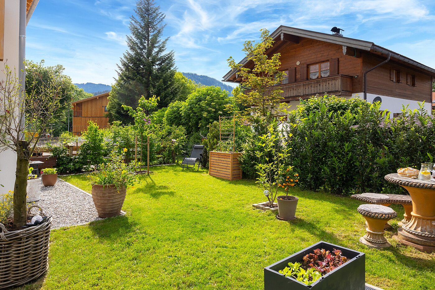 Appartamento al piano terra a 2 camere | Bad Wiessee | 700942 | Großzügiger Garten