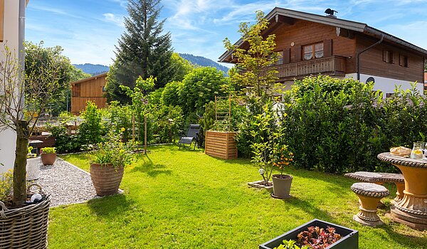Appartamento al piano terra a 2 camere | Bad Wiessee | 700942 | Großzügiger Garten