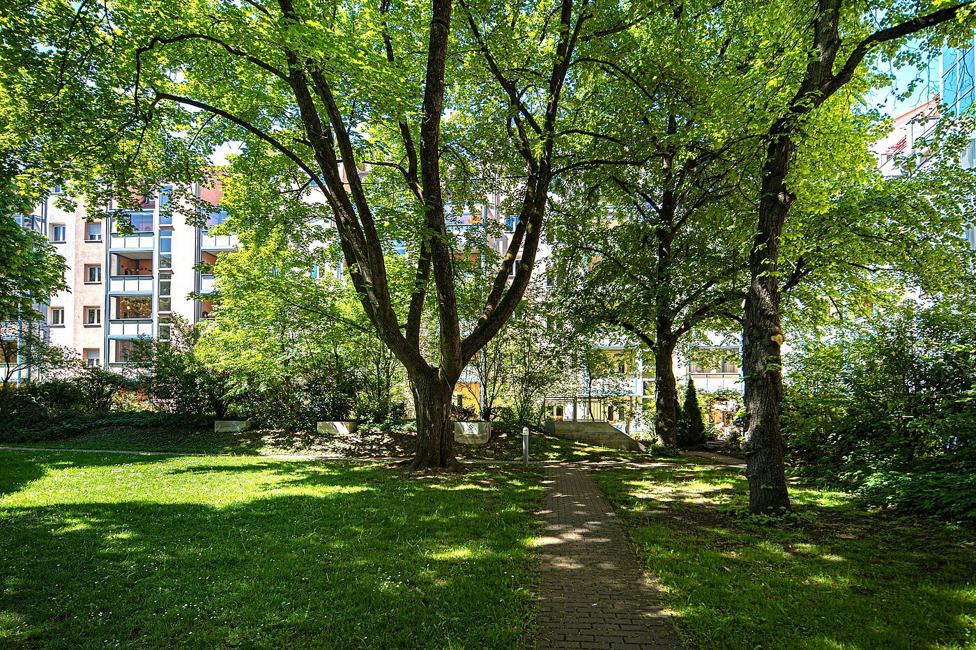 Appartamento a 2.5 camere | München-Au | 2002ML5 | Ausblick zum grünen Innenhof