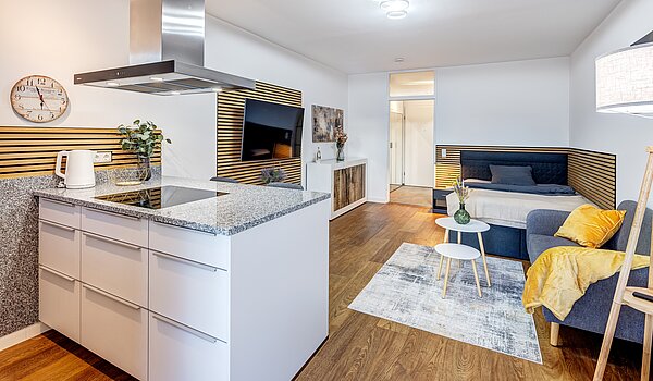 Apartment a 1 camera | München-Milbertshofen | 70183 | Küche mit Kochinsel....