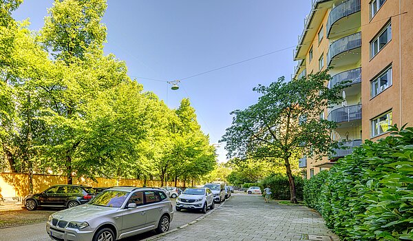 Apartment a 1 camera | München-Schwabing | 70198 | Umgebung im Sommer