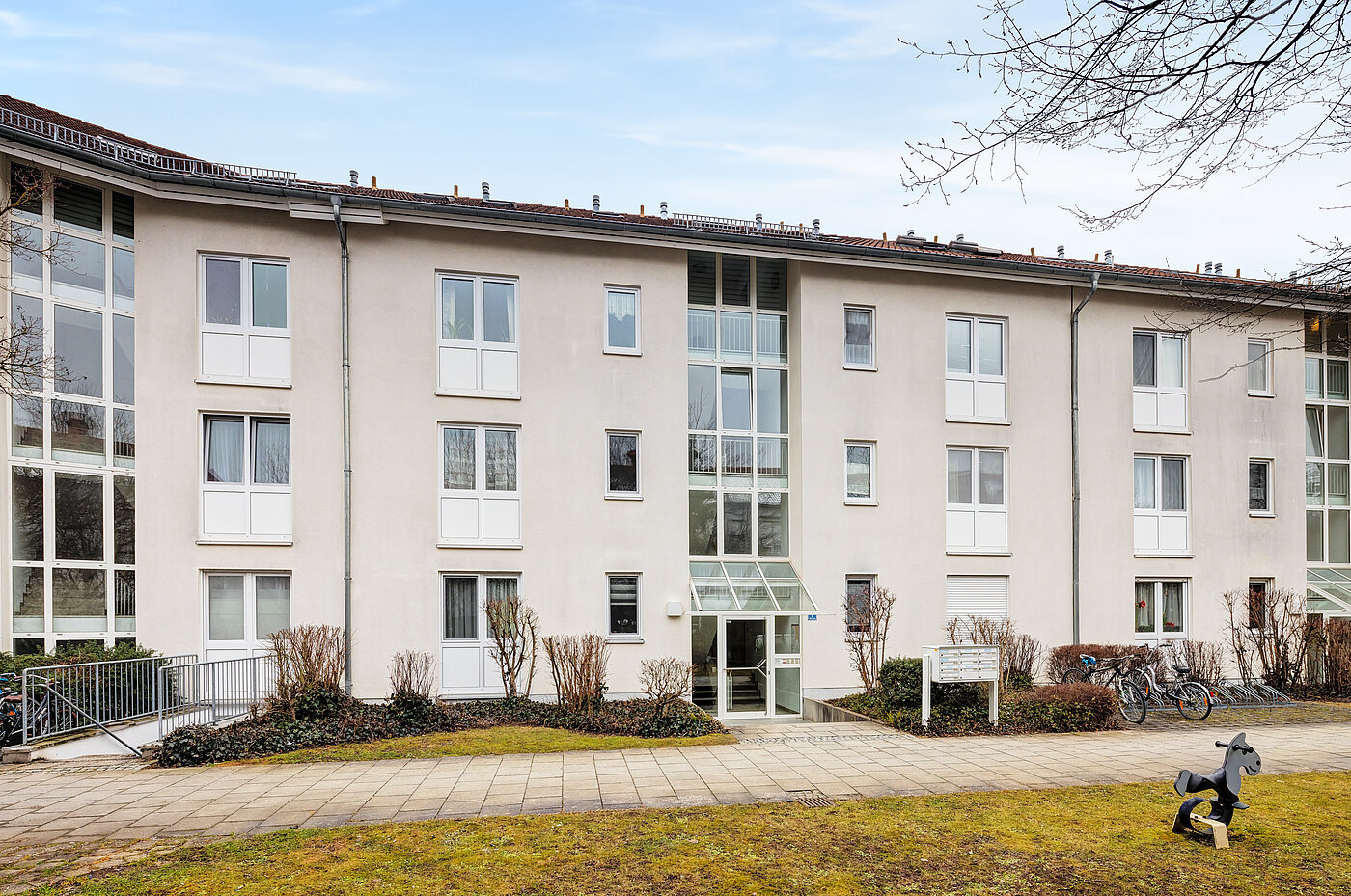 Appartamento a 2 camere | Poing | 70373 | Außenansicht