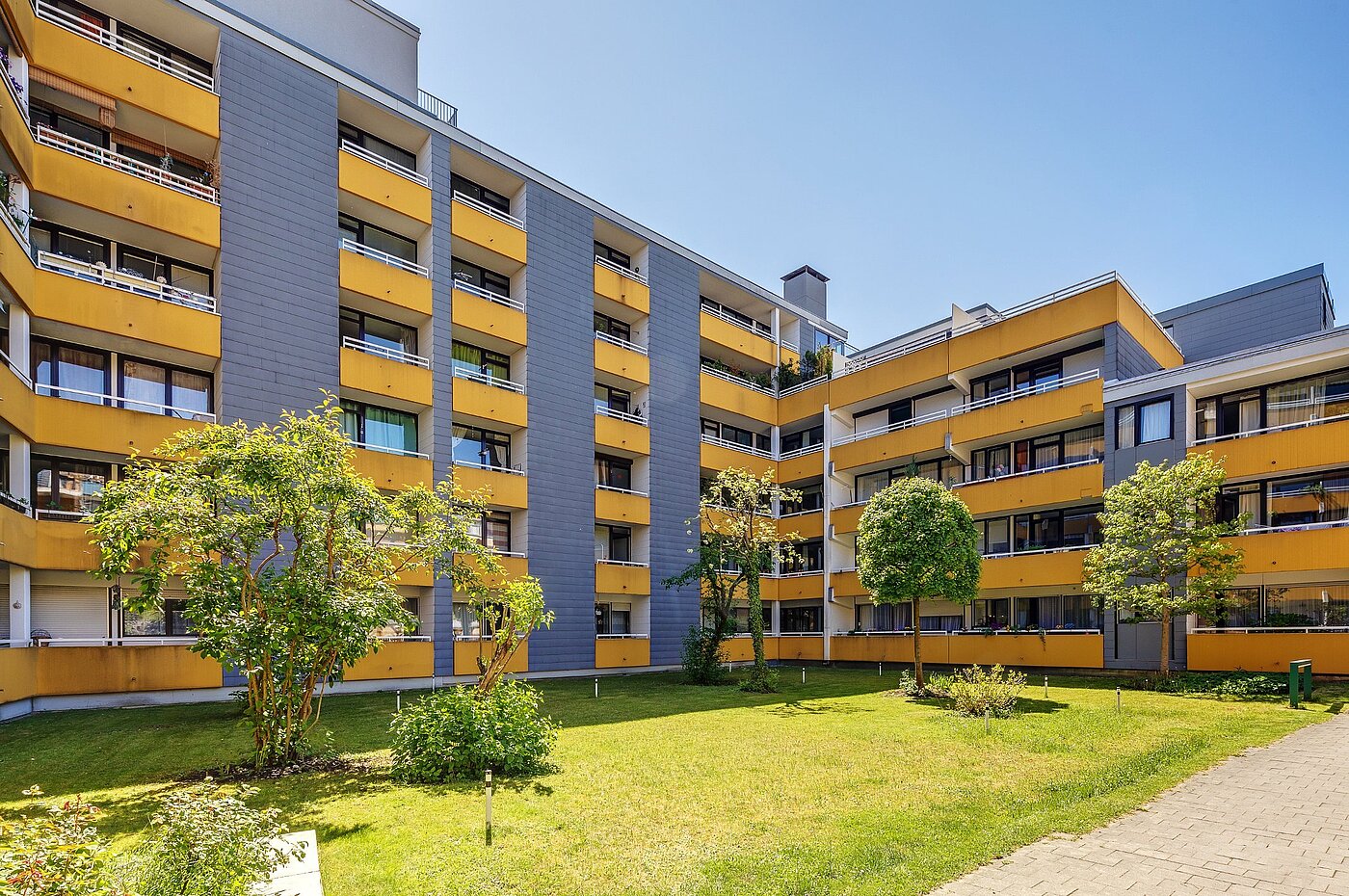 Appartamento al piano terra a 2 camere | München-Sendling-Westpark | 2003ML11 | Gartenseite