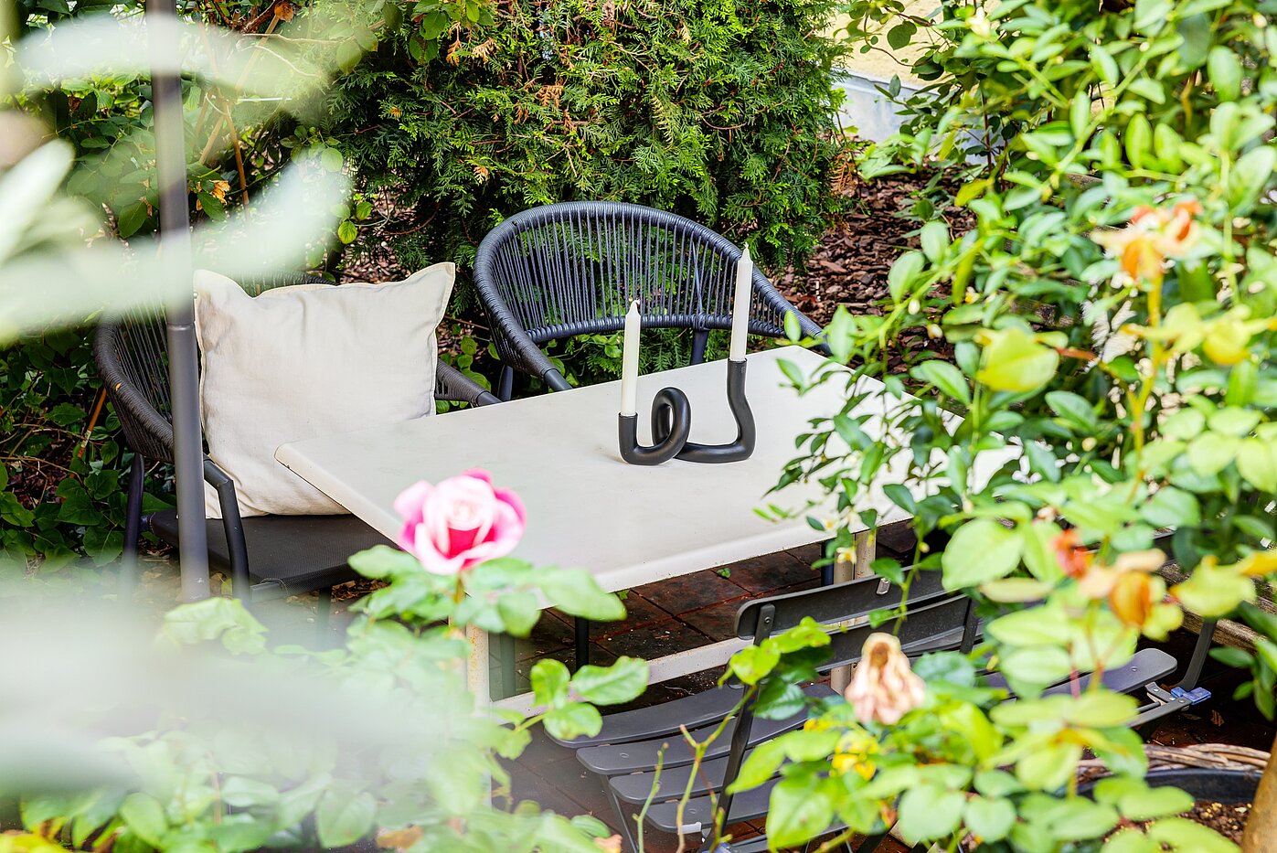 Appartamento al piano terra a 1 camera | München-Haidhausen | 70228 | ...Rosen - Entspannung pur!