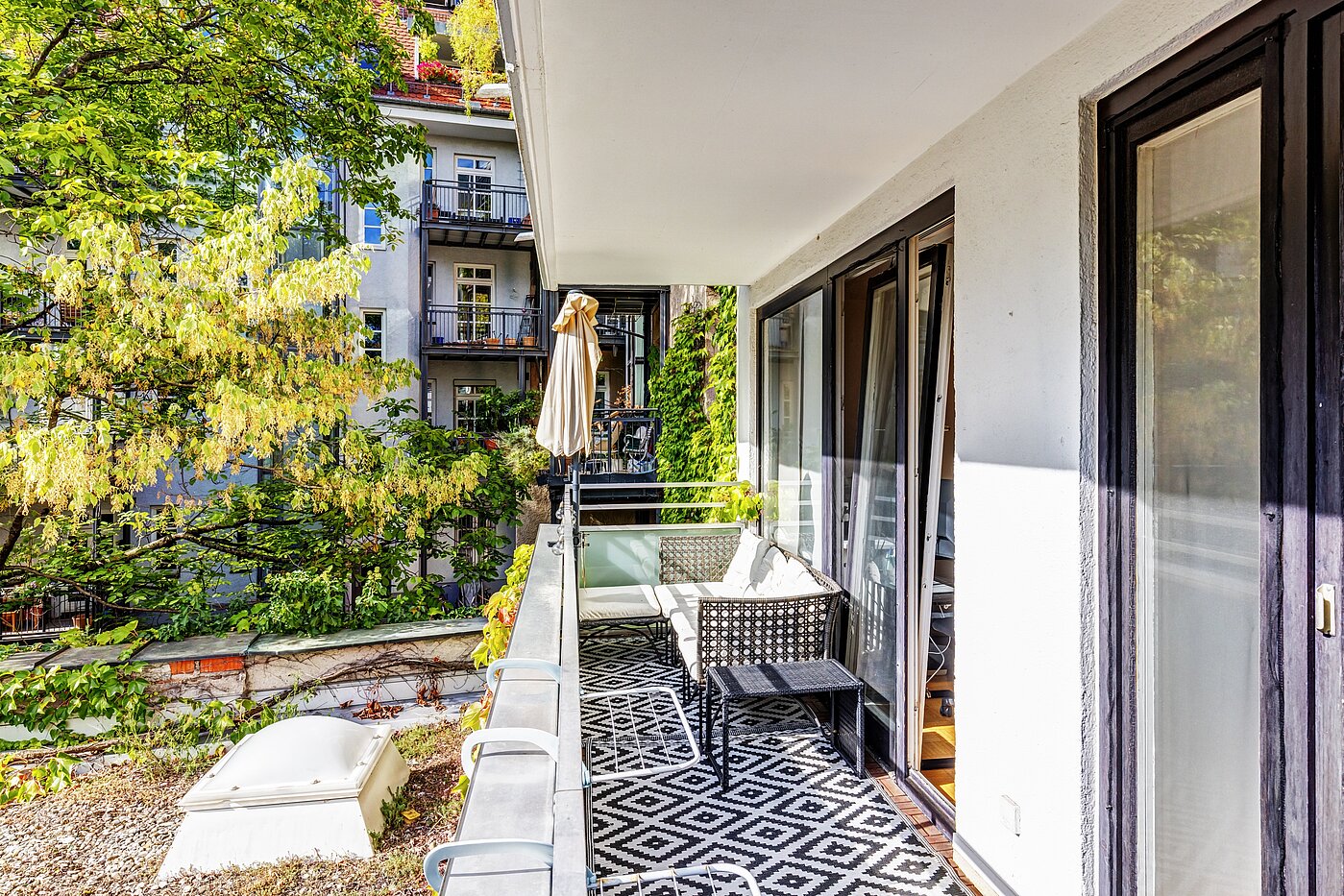 Appartamento a 2 camere | München-Maxvorstadt | 70497 | Balkon