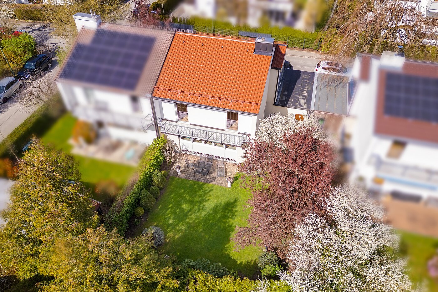 Casa bifamiliare a 4 camere | München-Solln | 70120 | Vogelperspektive