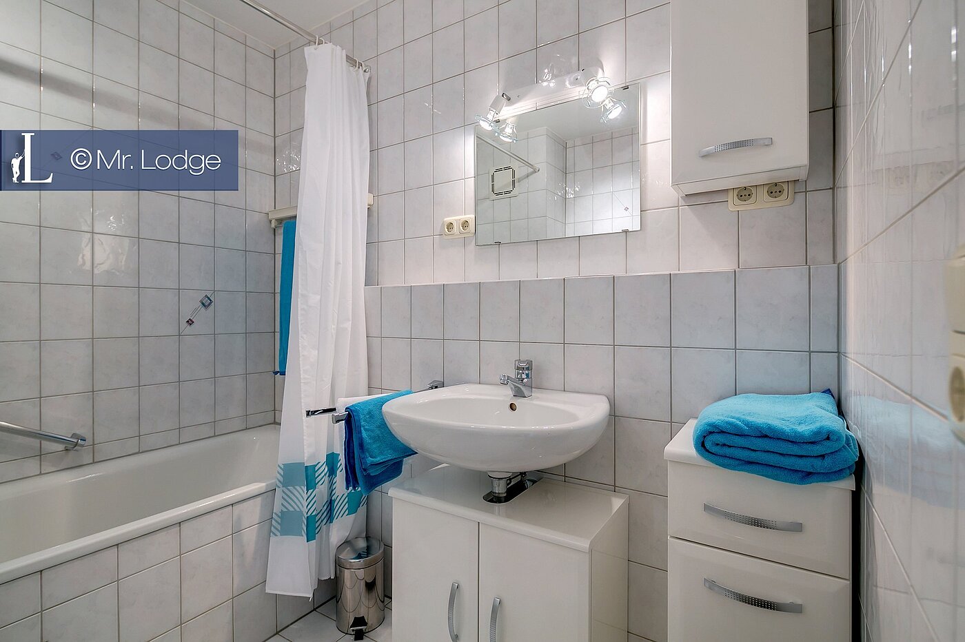 Appartamento a 1 camera | München-Untermenzing | 1802ML1 | Bad mit Badewanne