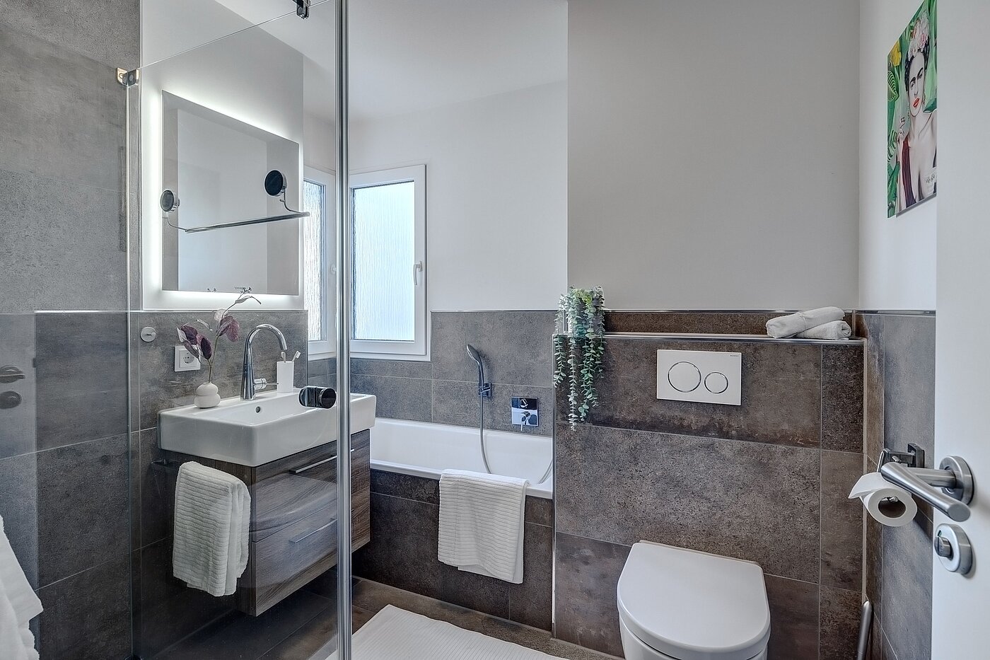 Appartamento a 4 camere | Ismaning | 700081 | Stilvolles Badezimmer