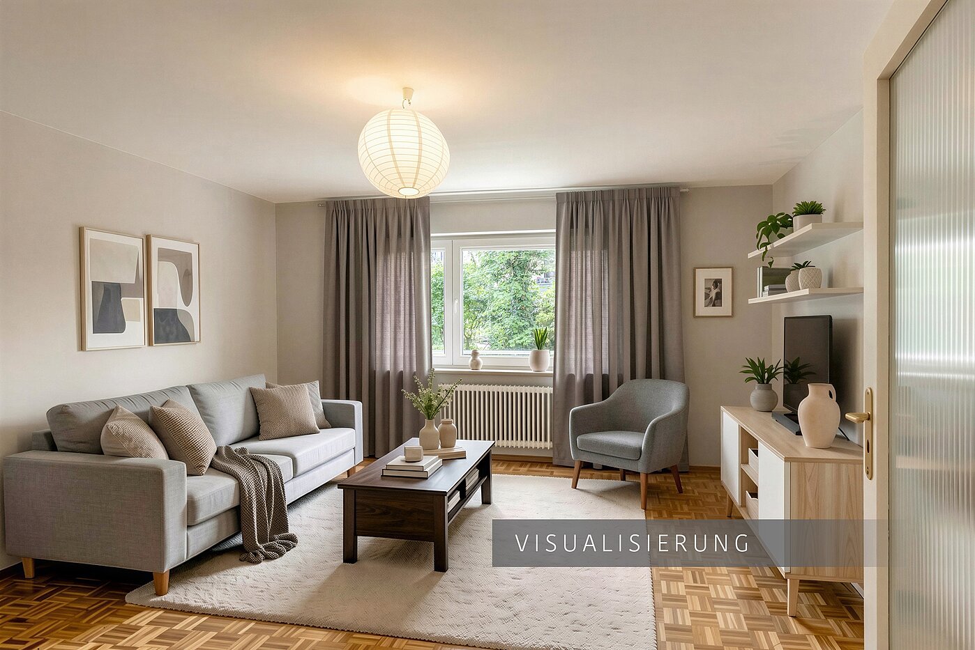 Appartamento al piano terra a 2.5 camere | München-Schwabing | 70441 | VISUALISIERUNG