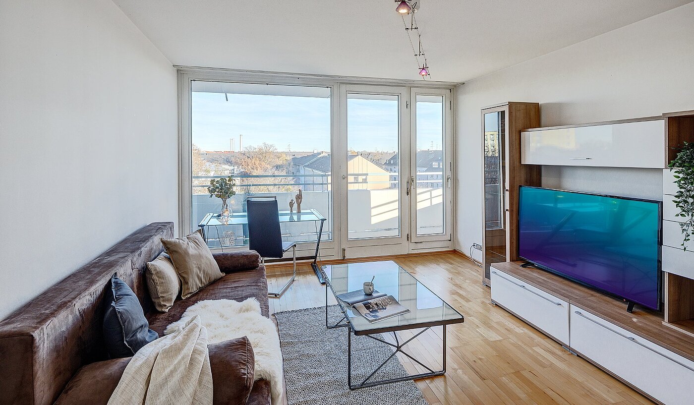 Appartamento a 2 camere | München-Sendling-Westpark | 2010ML9 | Helles Wohnzimmer...