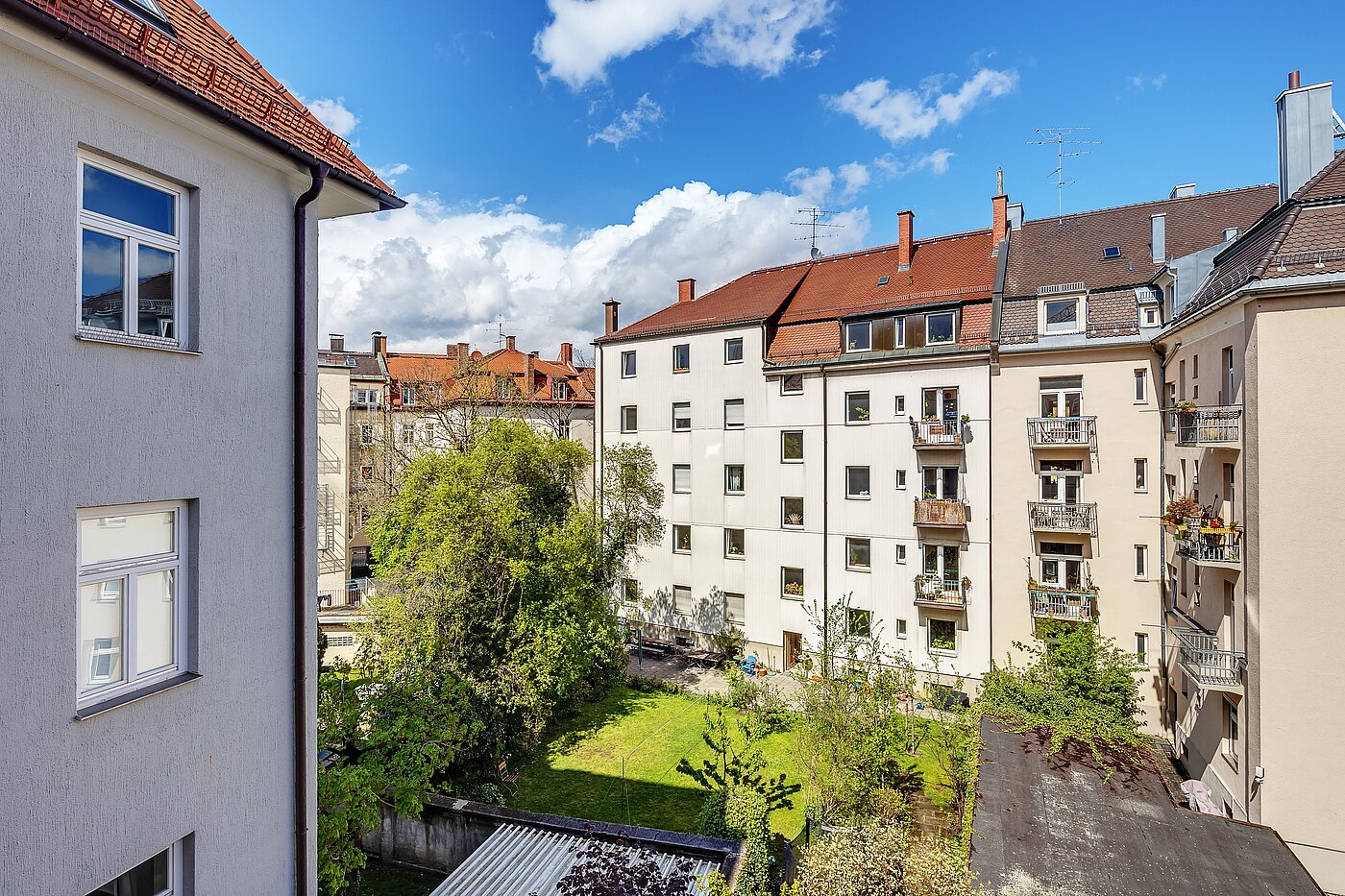 Appartamento a 1.5 camere | München-Schwanthalerhöhe | 2211ML8 | Blick in den Innenhof