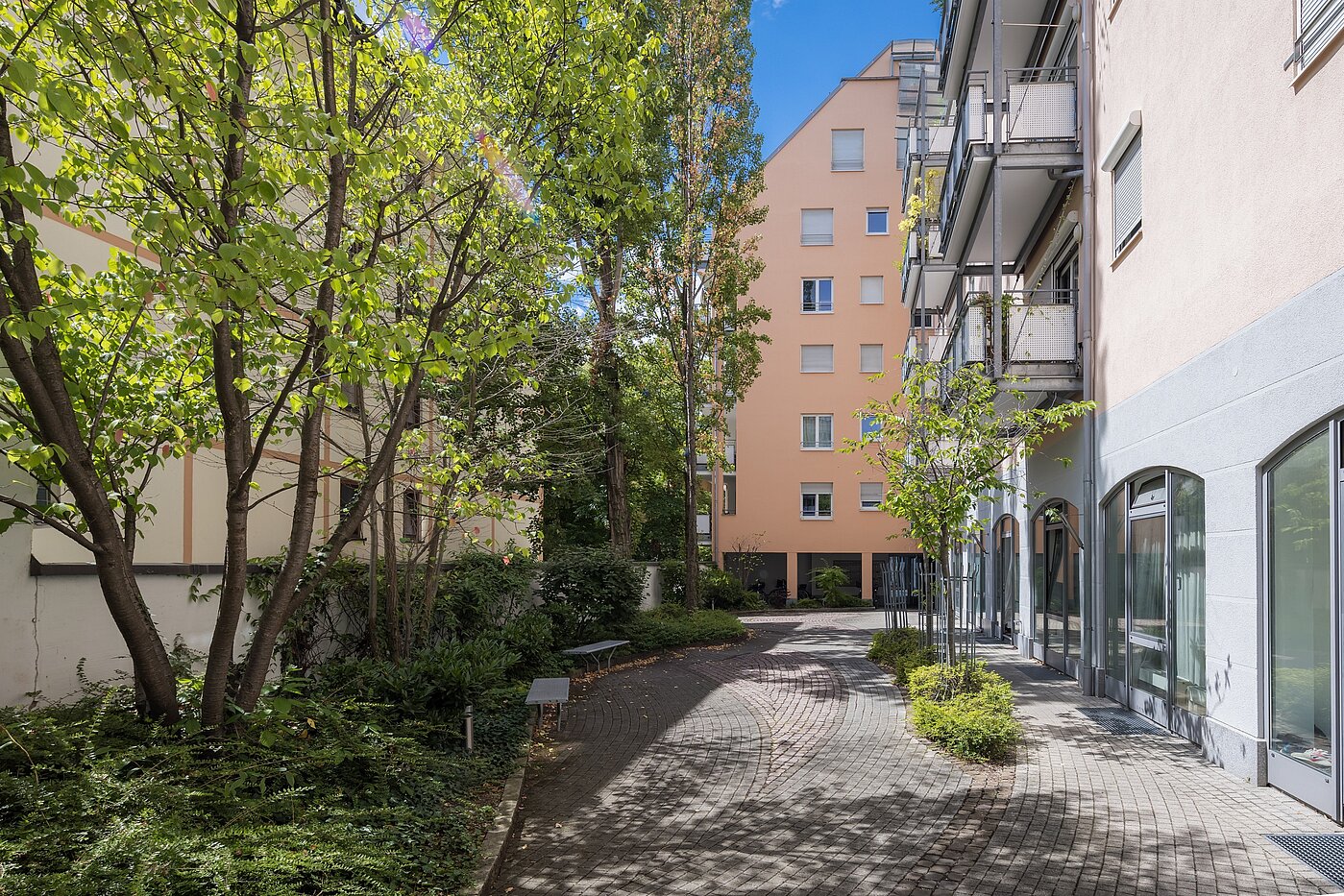 Appartamento a 1 camera | München-Maxvorstadt | 2206ML5 | Sehr ruhiger, begrünter Innenhof
