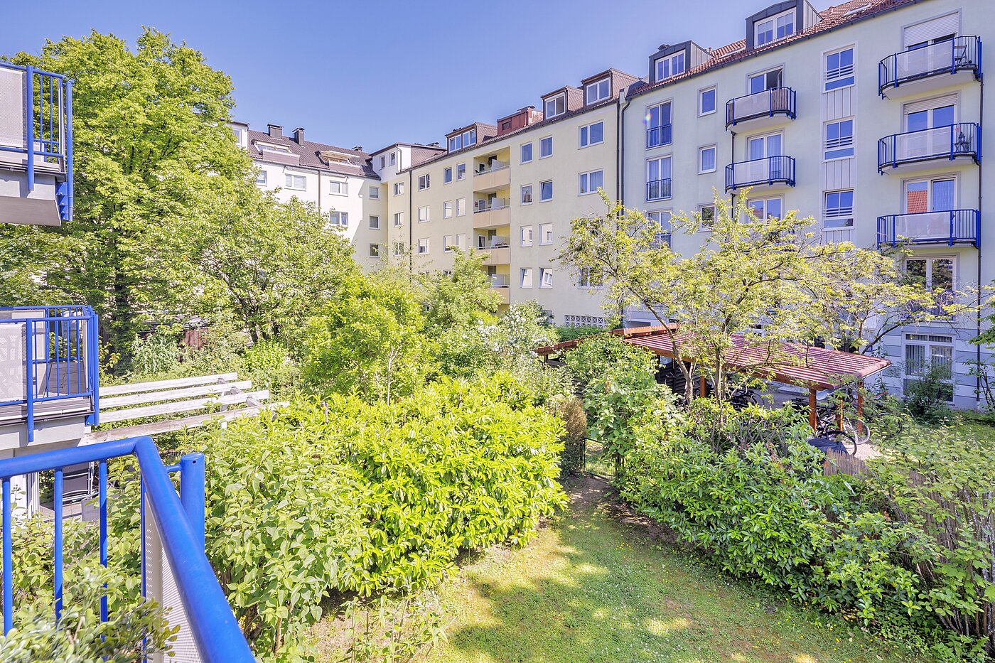 Appartamento a 2 camere | München-Laim | 70226 | Ausblick ins Grüne