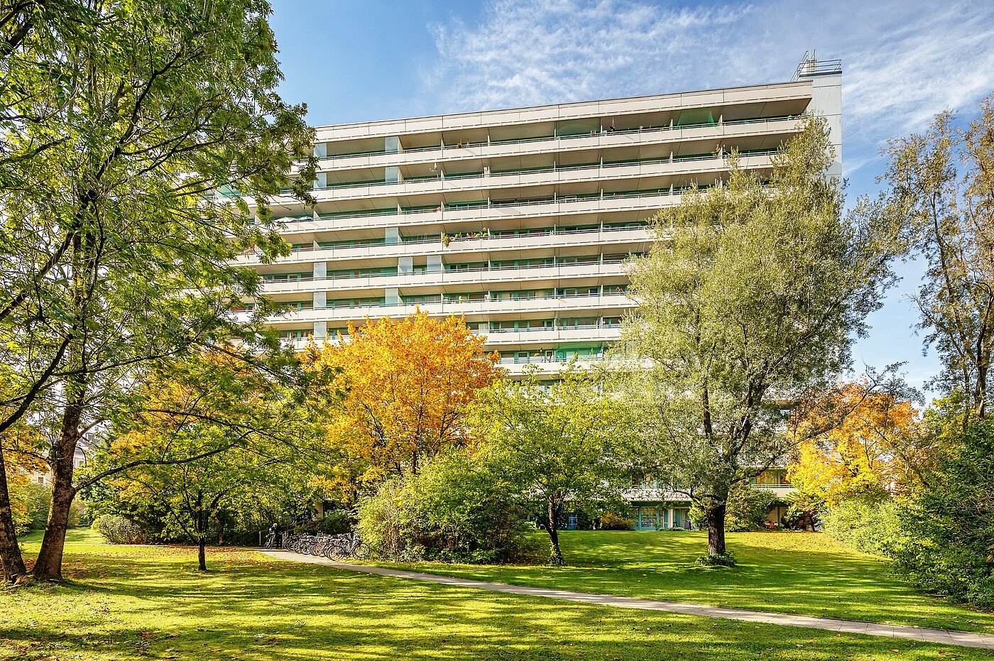 Appartamento a 2 camere | München-Sendling-Westpark | 2010ML9 | Ansicht Fassade