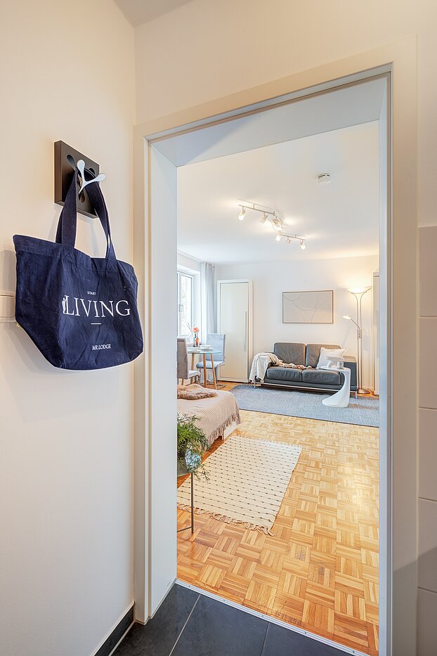 Apartment a 1 camera | München-Schwabing | 70200 | Blick vom Eingang kommend