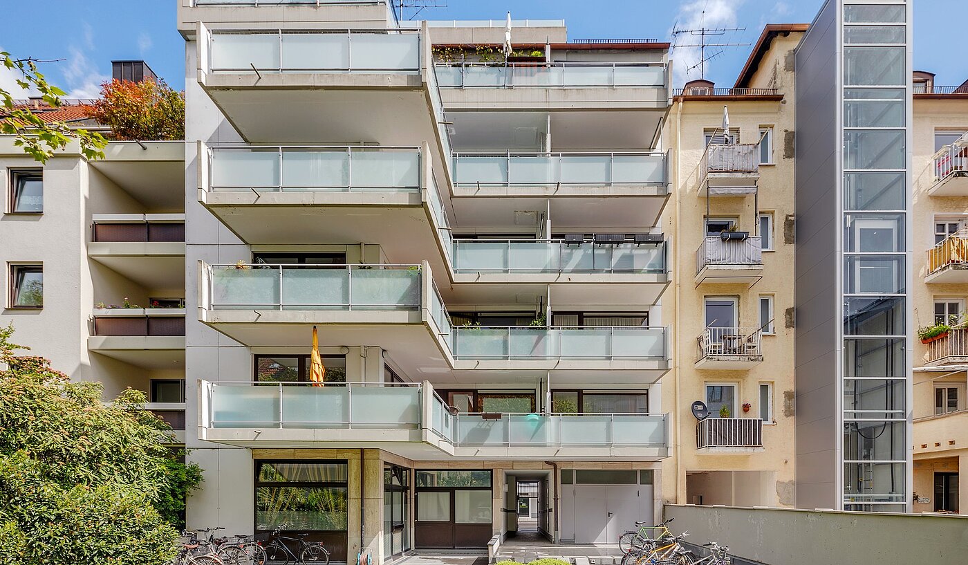 Appartamento a 2 camere | München-Maxvorstadt | 2105ML2 | Hofansicht