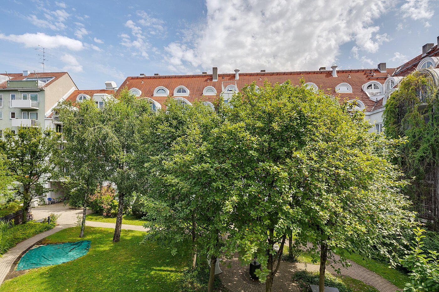 Appartamento a 1.5 camere | München-Lehel | 2107ML9 | Gemeinschaftsgarten