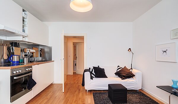 Appartamento a 2 camere | München-Maxvorstadt | 70398 | Wohn- und Essbereich