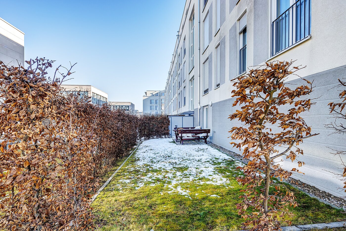 Appartamento al piano terra a 2 camere | München-Riem | 2201ML1 | ...ruhiger Garten