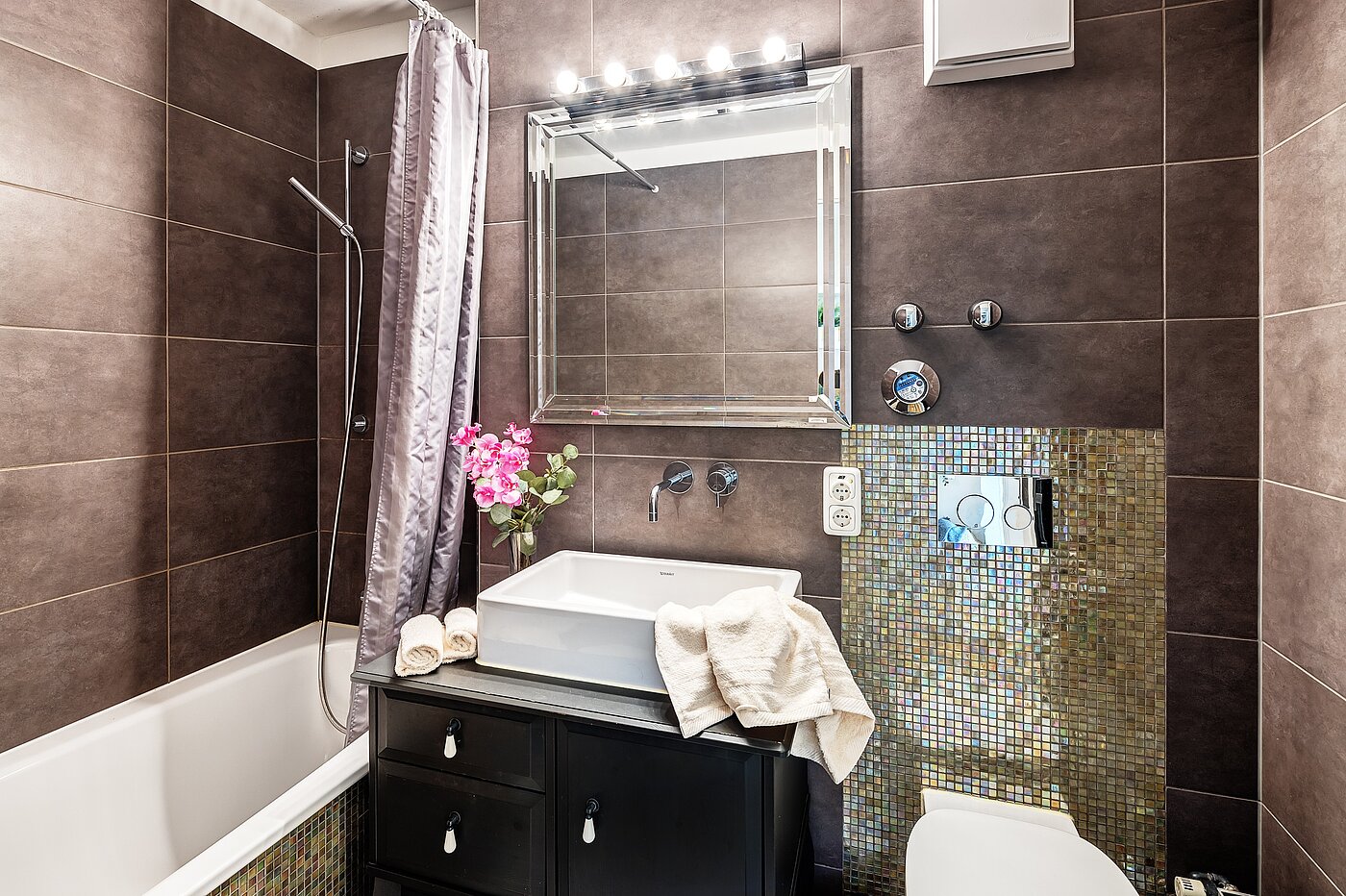 Appartamento a 1.5 camere | München-Bogenhausen | 2203ML2 | ... mit Badewanne