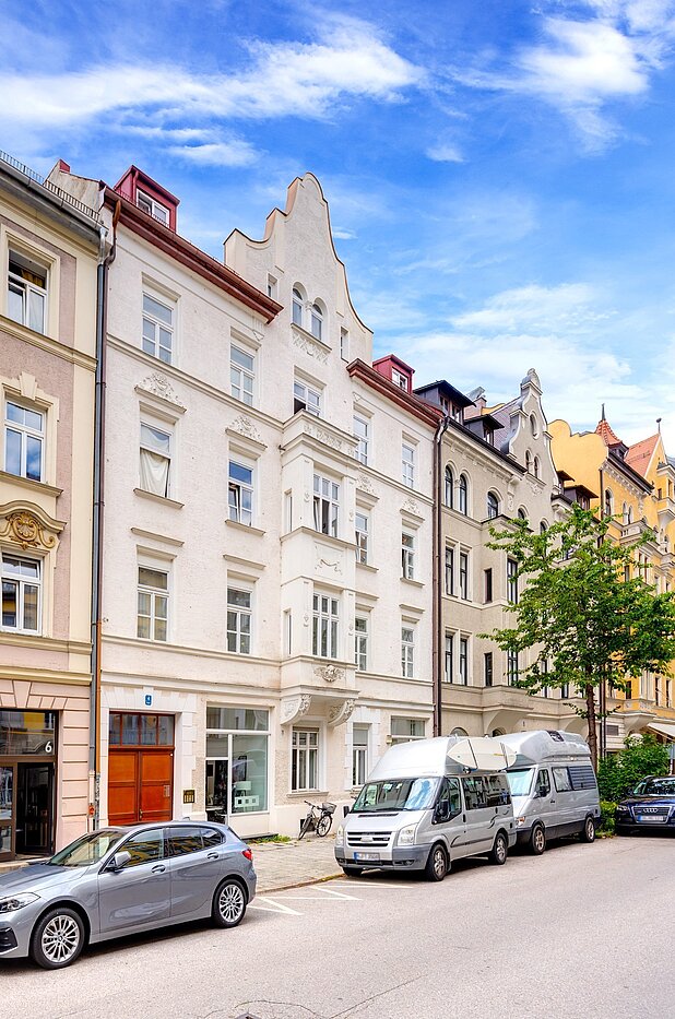 Appartamento mansardato a 1 camera | München-Sendling | 700402 | Vordergebäude unter Denkmalschutz