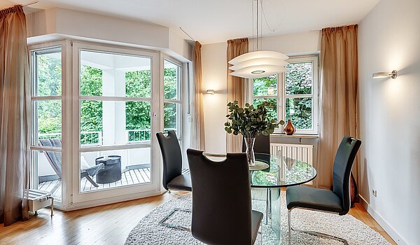 Appartamento a 3 camere | München-Harlaching | 2108ML3 | ...Essbereich mit Zugang...