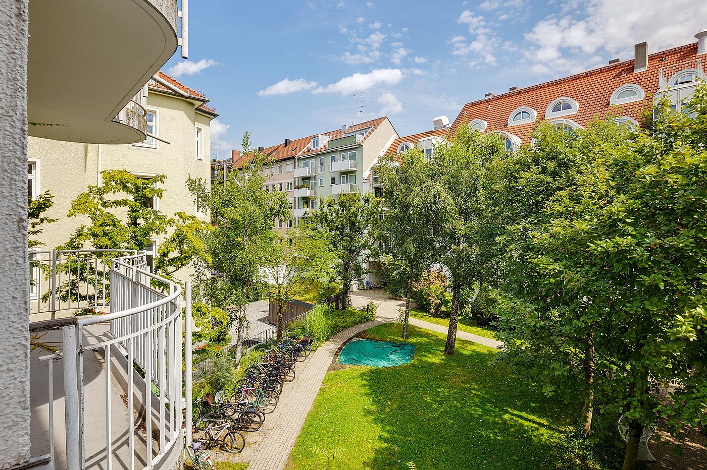 Appartamento a 1.5 camere | München-Lehel | 2107ML9 | Grüne Aussichten
