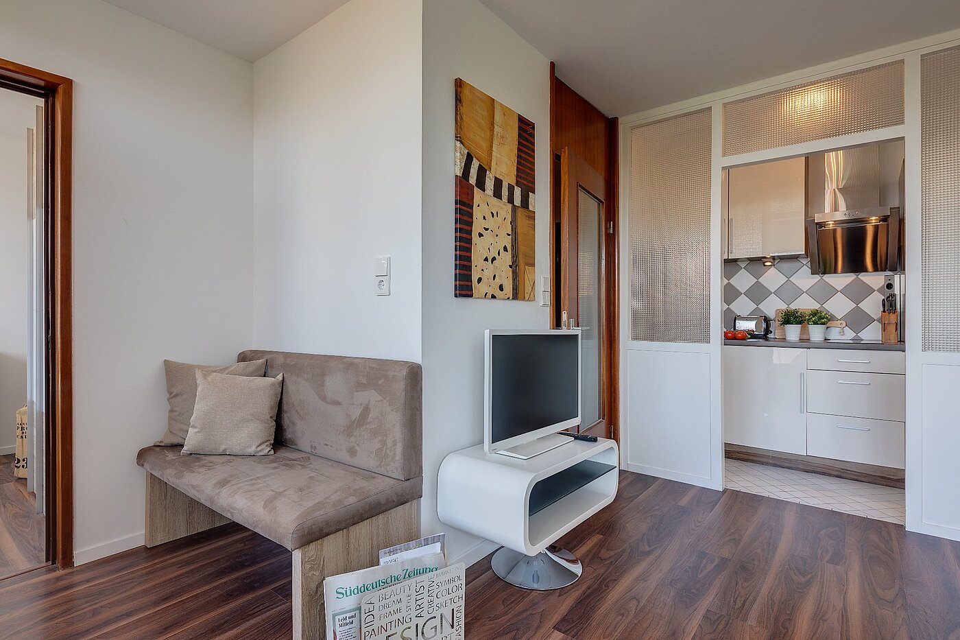 Appartamento a 1.5 camere | München-Neuhausen | 1807ML3 | Blick zur Küche