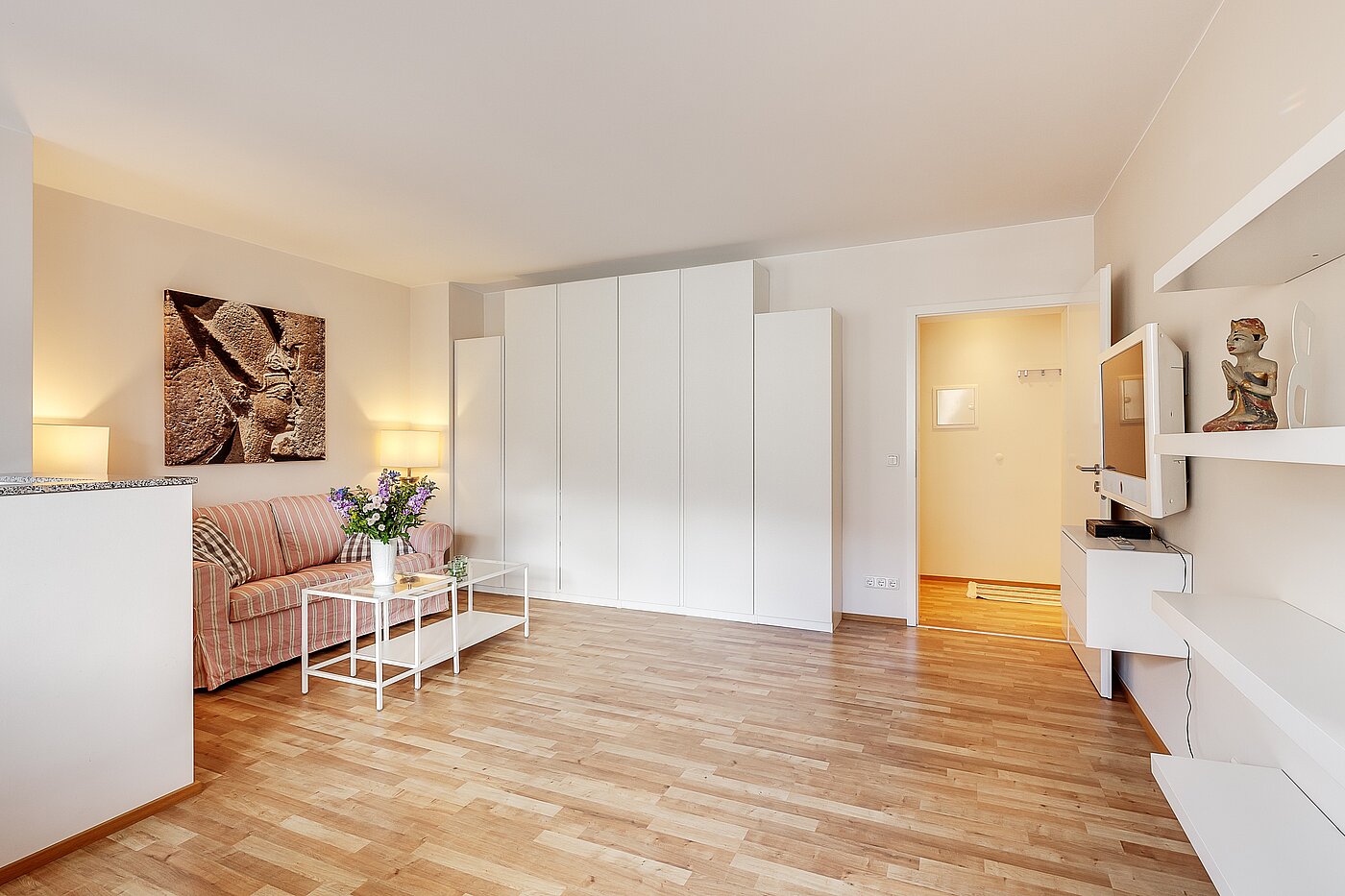 Appartamento a 1.5 camere | München-Schwanthalerhöhe | 2211ML8 | Wohnzimmer zum Wohlfühlen