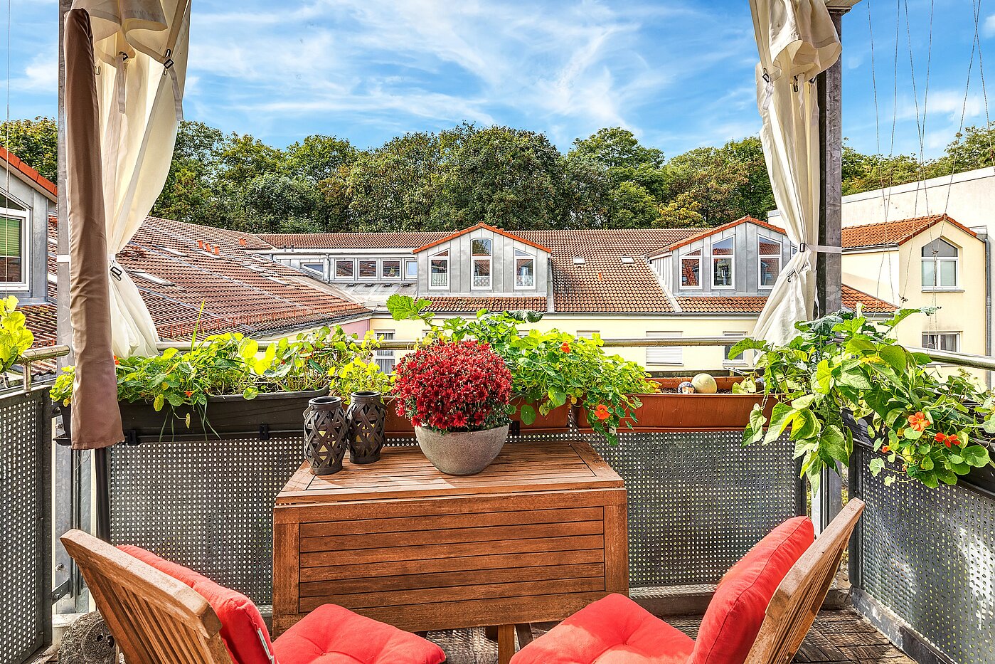 Appartamento a 2.5 camere | Eching | 70100 | Gemütlicher Balkon