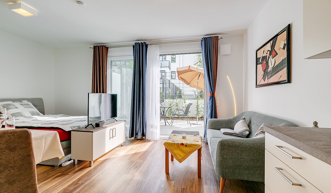 Appartamento al piano terra a 1 camera | München-Milbertshofen | 2202ML8