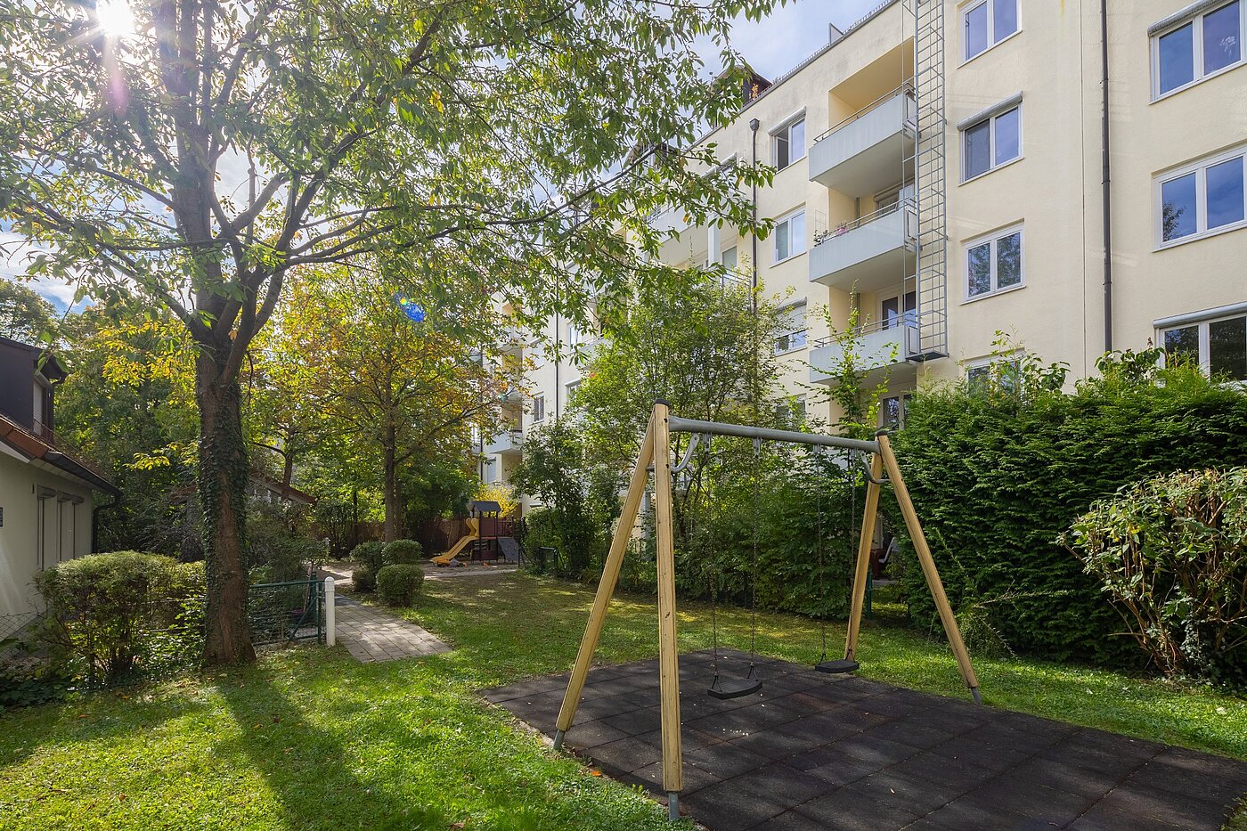 Appartamento a 2 camere | München-Sendling | 2010ML1 | Spielplatz im grünen Innenhof