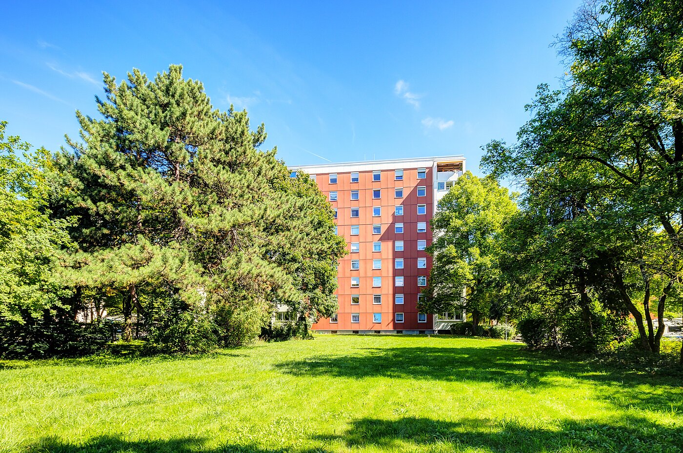 Appartamento a 4 camere | München-Aubing | 70276 | Gebäuderückansicht