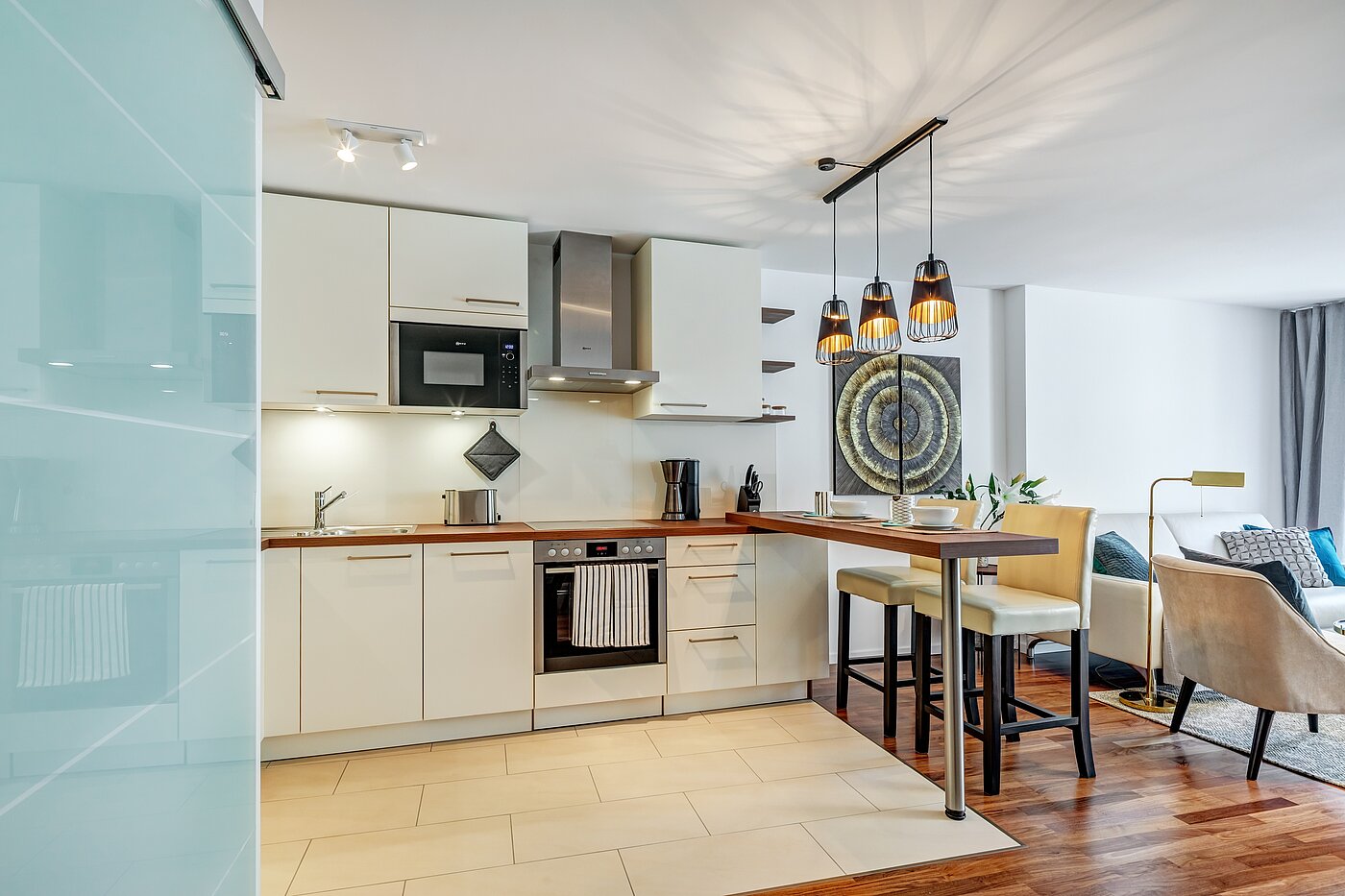 Appartamento a 2 camere | München-Schwabing | 70434 | Offene Küche mit...