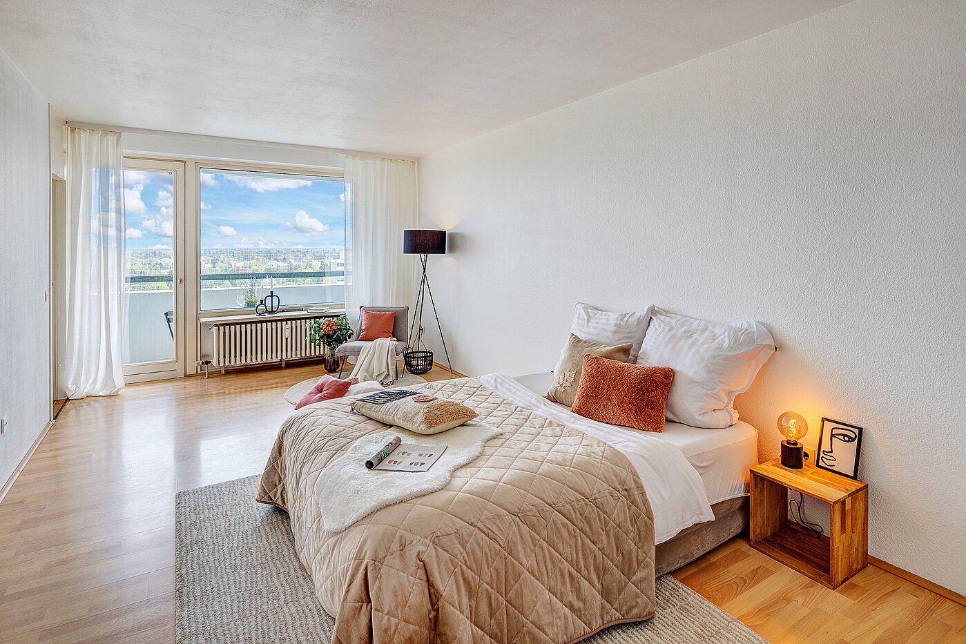 Appartamento a 1 camera | München-Solln | 2201ML92 | Blick in den Wohnraum