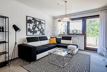 Altperlach: appartamento bilocale in affitto a tempo determinato con potenziale di sviluppo