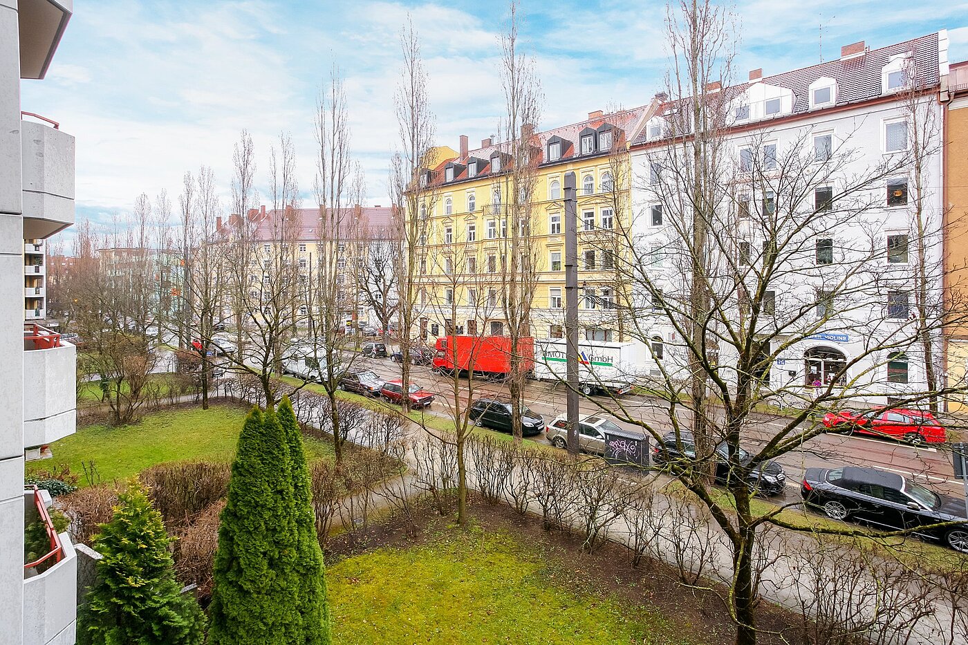 Appartamento a 3 camere | München-Au | 2003ML17 | Ausblick von der Loggia
