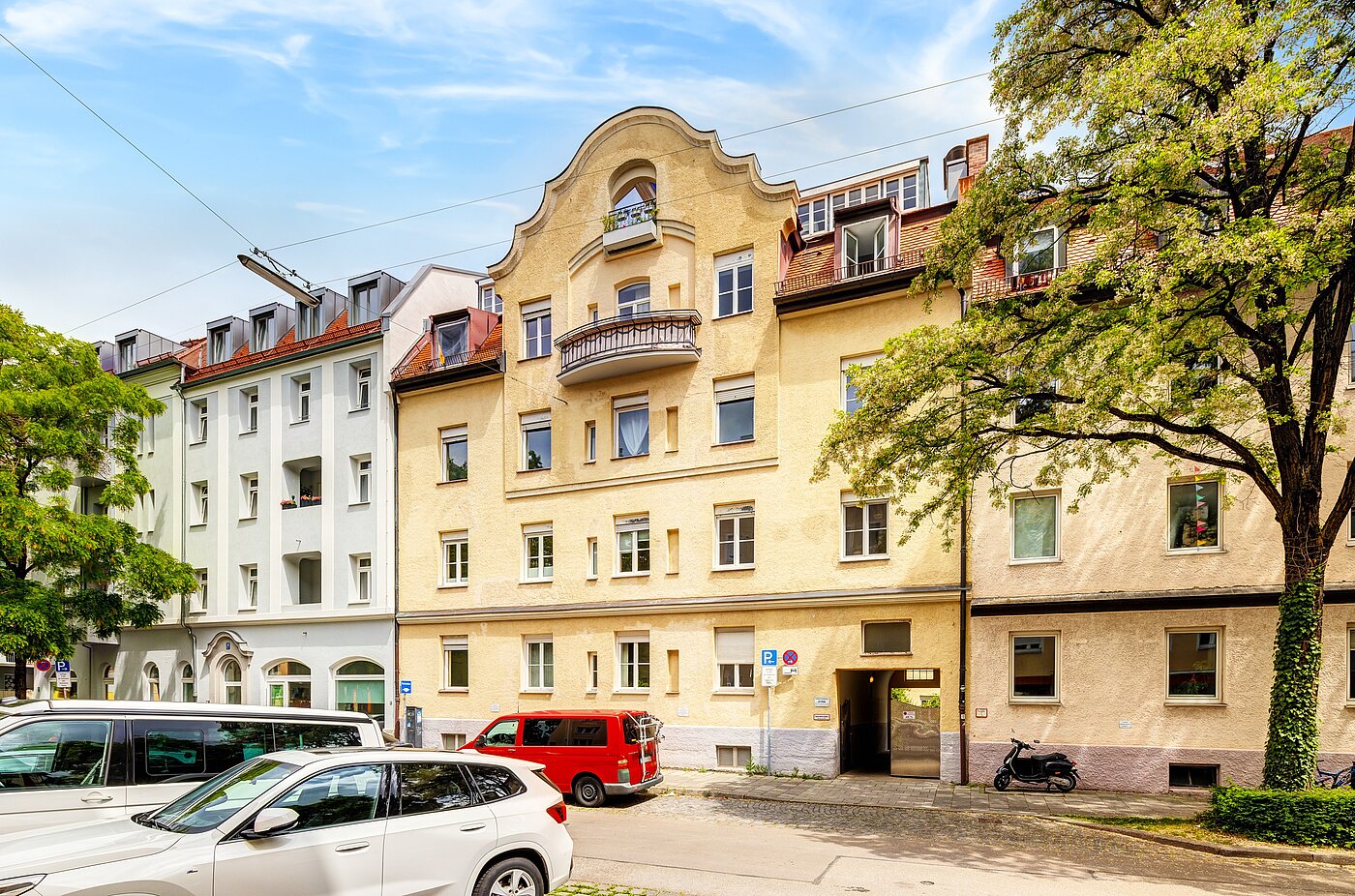 Appartamento a 1 camera | München-Neuhausen | 70235 | Ansicht von der Straße aus